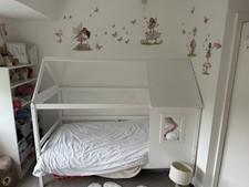 Children's House Bed With Mattress
