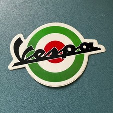 Vespa Green Sticker - 9cm x