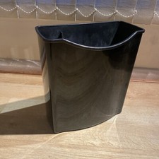 Shredder waste bin black 31 x 27 x 11/14 cm