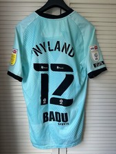 1 OF 1 MATCH WORN 2020-21 Norwich City Third GK Shirt NYLAND 12 with COA
