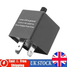 12V 3Pin LED Flasher Relay Unit Adjustable Fits Car Turn Signal Light Indicator