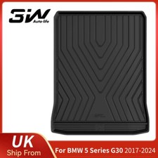 3W Boot Liner for BMW 5 Series 2017-2024 TPE All Weather Custom Fit Trunk Mat