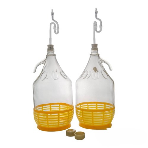 Glass demijohn bottle - bottle, –