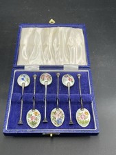 A Set Of Six Sterling Silver