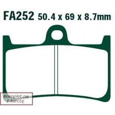 For EBC Polska Sp. z o.o. FA252HH HAM PADS. MOTO.  Yamaha YZF 600 R Thundercat