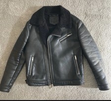 Men’s maison cinqcent coat Shearling Aviator Coat Size M.