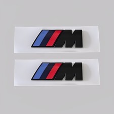 2x BMW M Sport Emblem Gloss
