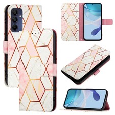 Marble Leather Card Wallet Case Bag Flip Stand Cover Fashion For Various Phone
