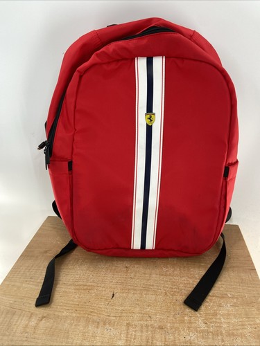 Ferrari scuderia backpack - ferrari, red
