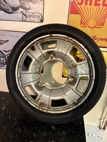 Bsa ariel moped wheel with - bsa,
