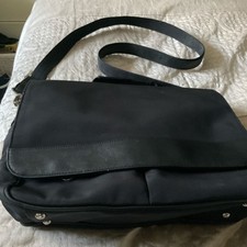 Ladies office Laptop Bag Carry Case Black shoulder strap Briefcase 15”vgc