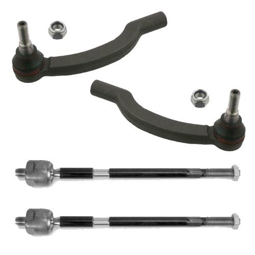 Tie rod assembly kit front - front, for