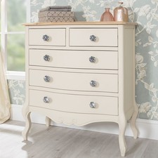 Cream chest drawers - chest, of