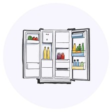 24 x 'Open Fridge' Stickers (SK00066712)