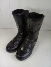 Motorcycle Boots Alpinestars Black Leather Size EU 42 UK 8 BR