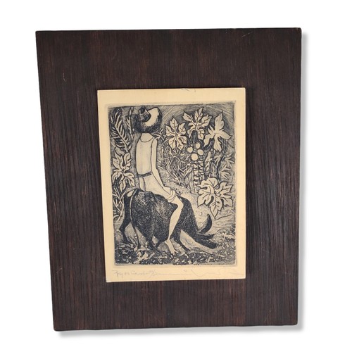Manuel rodriguez etching - rodriguez, sr