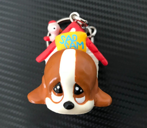 Vintage 80s sad sam dog - sad,