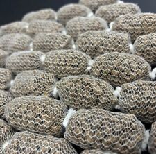 PRE FILLED PVA MESH BAGS x12 approx - COPPENS COARSE & HALIBUT PELLETS CARP
