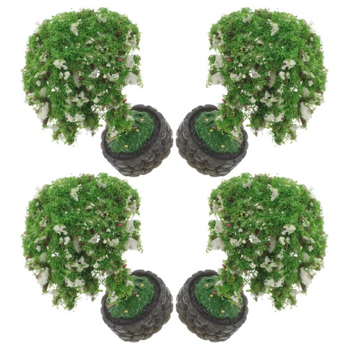 4pcs miniature tree figurines - miniature,