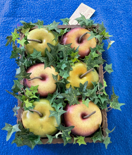 Wood apple crate fixed - wood,