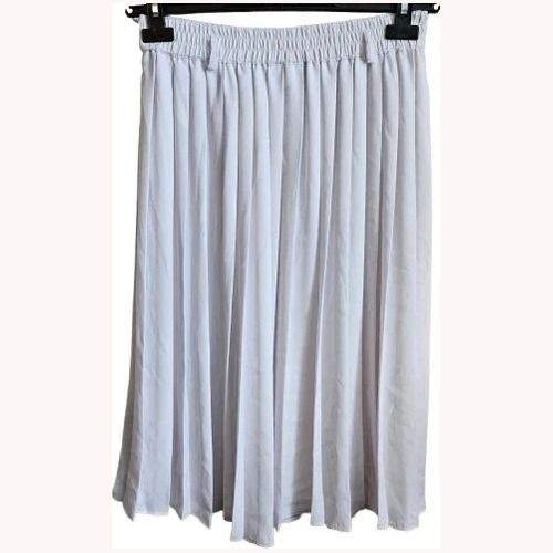 Vintage size white - white, pleated