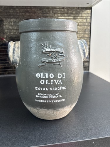 Vintage olive oil large - olive, jar