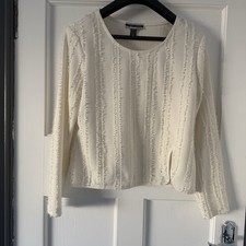 Frank Lyman Top Size 16 Cream