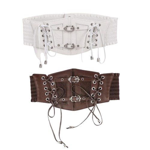 Adjustable lace bodice belt - adjustable,