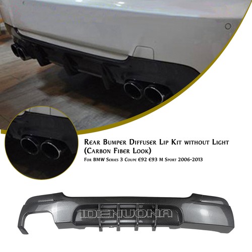 Carbon look rear bumper - carbon,