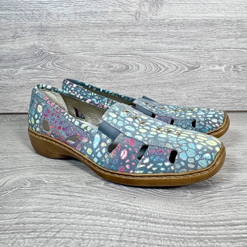 Rieker shoes womens blue - shoes,