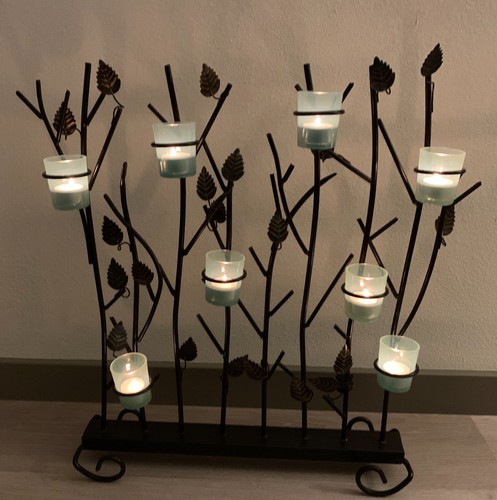 Decorative fire screen - screen, candle