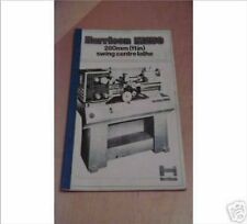 Harrison M250 Lathe Manual  (Worldwide Shipping)