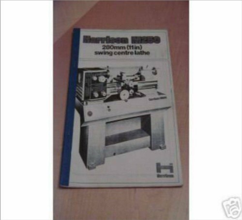 Harrison m250 lathe manual - harrison,