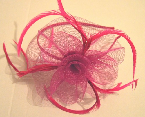 New pink loop net feather - loop,