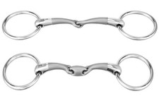 Sprenger Satinox Bradoon Bit Single / Double Jointed Lozenge Ergonomic 115-145mm