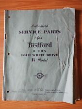 Bedford Authorised Service Parts 3 Ton Four Wheel Drive R Model 1955 Original