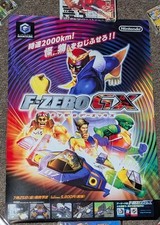 F Zero Gx - Promo B2 Poster - Japan -  NINTENDO GAMECUBE - 2001