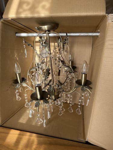 Ceiling chandalier all glass - chandalier,
