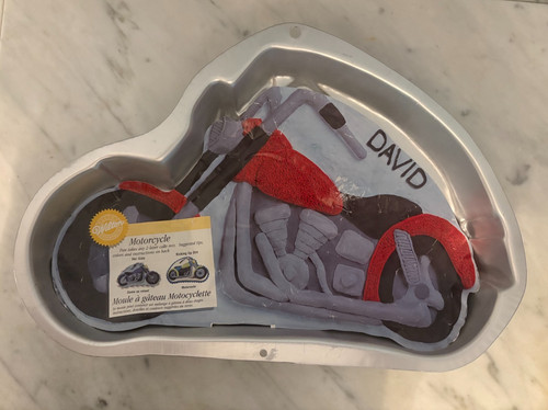 Wilton motorcycle cake pan - motorcycle,
