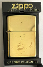 🔥 Vintage SOLID BRASS ZIPPO