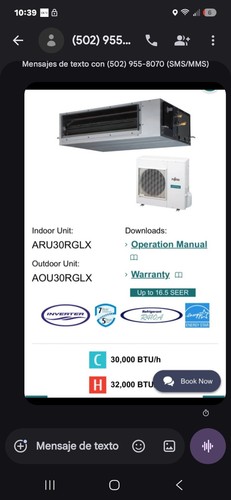 Brand new fujitsu - fujitsu, btu