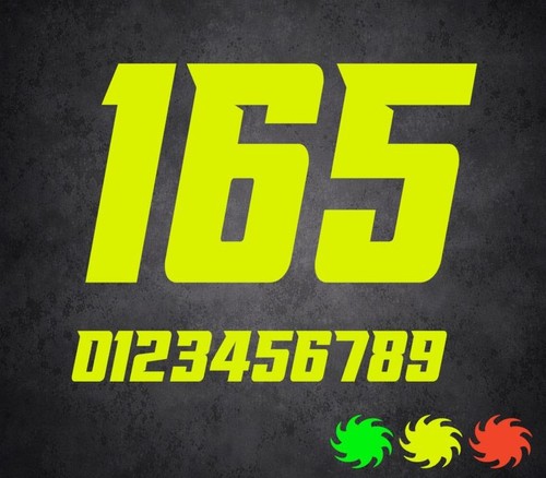 Custom racing numbers - numbers, x3