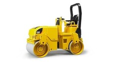 BRUDER CAT Asphalt Drum Compactor - B102433 - CONSTRUCTION TOY