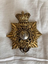 Victorian Royal Marines Light Infantry Officers Helmet Shako Plate