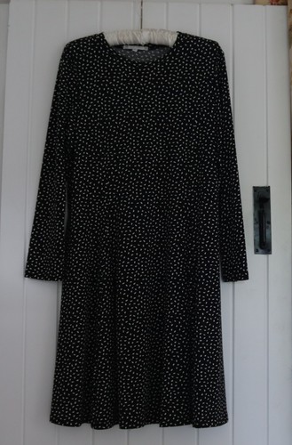 Black white dress size xl - white,