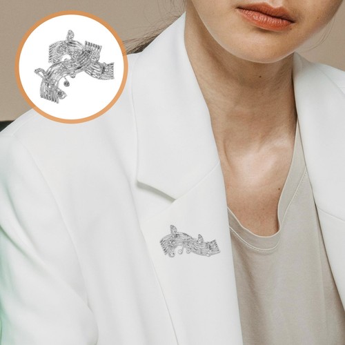 2pcs music note rhinestones - 2pcs,
