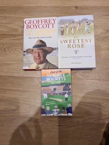 Yorkshire cricket book bundle - yorkshire,