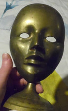 Vintage brass theatrical face