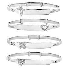 STERLING SILVER BABY BANGLE ID