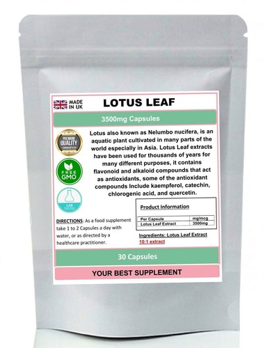 Lotus leaf extract capsules - lotus,